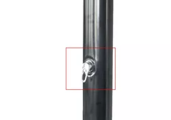 Páka sprchy (rukojeť) UNO 40 l ALU | 10624272