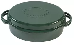 Smaltovaný litinový oválný hrnec Big Green Egg 5,2 l