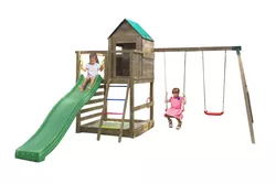 Dětské hřiště Marimex Play Basic 007 + zelená skluzavka | 11640446