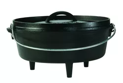 Litinový outdoorový hrnec Lodge 3,8 l s poklicí (Camp Dutch Oven)