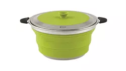 Hrnec s poklicí Outwell Collaps 4.5L Lime Green