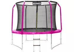 Trampolína Marimex 305 cm růžová + vnitřní ochranná síť + schůdky