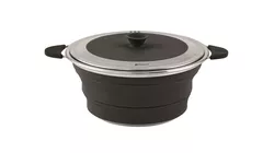 Hrnec s poklicí Outwell Collaps 2.5L Midnight Black